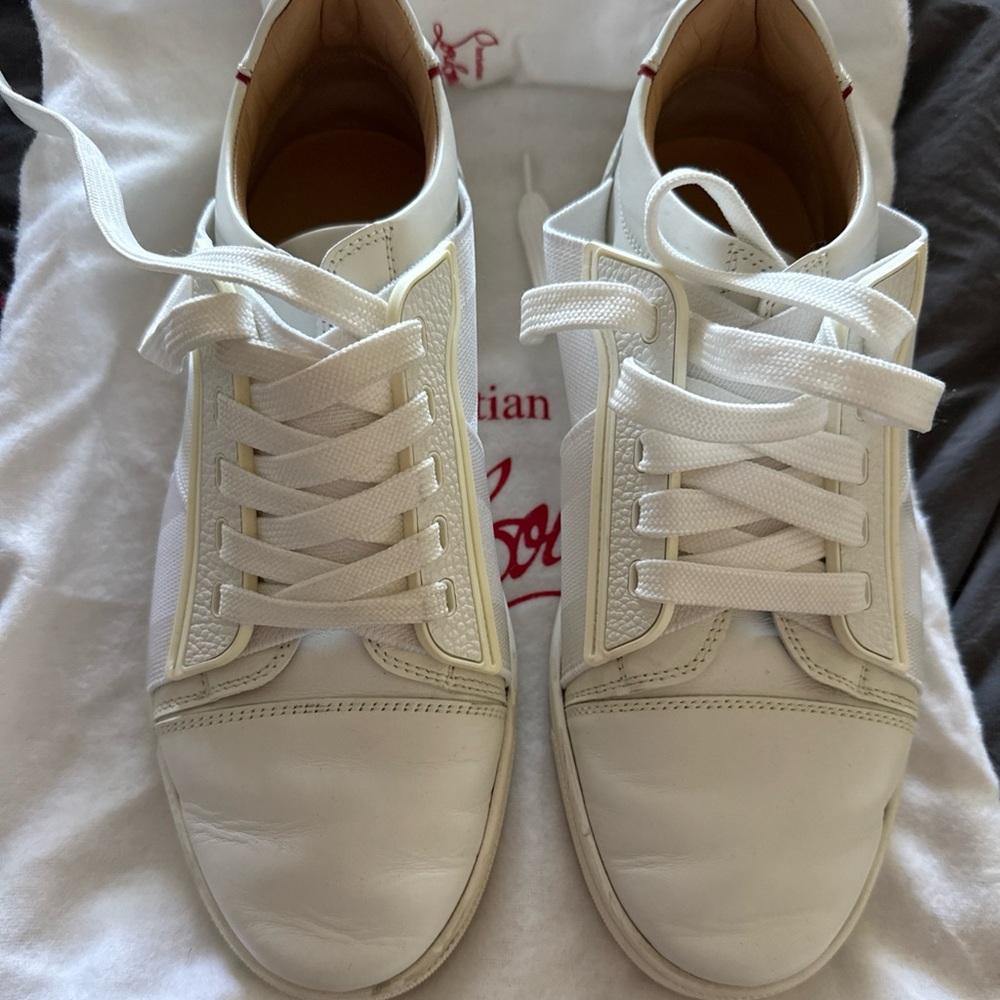 White Christian Louboutin women Sneakers